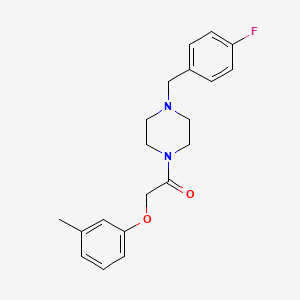 1-[4-(4-Fluorobenzyl)piperazin-1-yl]-2-(3-methylphenoxy)ethanone