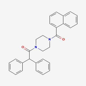 1-[4-(Naphthalene-1-carbonyl)piperazin-1-yl]-2,2-diphenylethanone