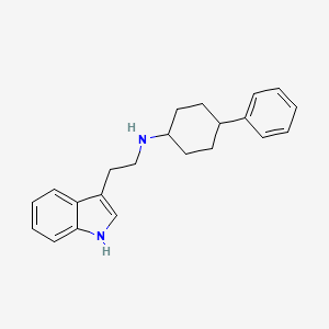 N-[2-(1H-indol-3-yl)ethyl]-4-phenylcyclohexanamine