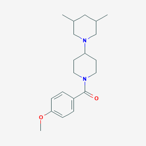 (3,5-Dimethyl-1,4'-bipiperidin-1'-yl)(4-methoxyphenyl)methanone