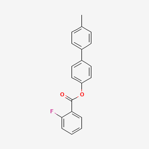 molecular formula C20H15FO2 B10884073 4'-Methylbiphenyl-4-yl 2-fluorobenzoate 