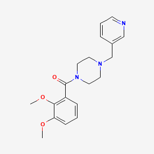 molecular formula C19H23N3O3 B10884094 (2,3-Dimethoxyphenyl)[4-(pyridin-3-ylmethyl)piperazin-1-yl]methanone 