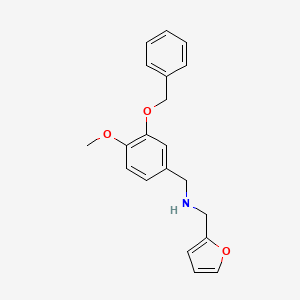 1-[3-(benzyloxy)-4-methoxyphenyl]-N-(furan-2-ylmethyl)methanamine