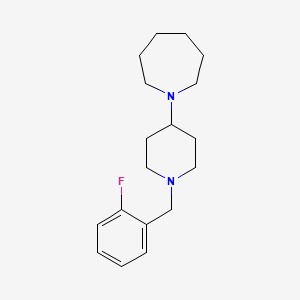 1-[1-(2-Fluorobenzyl)piperidin-4-yl]azepane