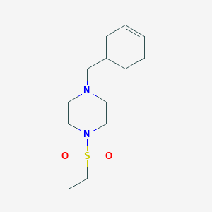 1-(Cyclohex-3-en-1-ylmethyl)-4-(ethylsulfonyl)piperazine