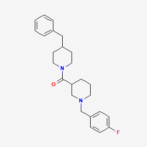 molecular formula C25H31FN2O B10884248 (4-Benzylpiperidin-1-yl)[1-(4-fluorobenzyl)piperidin-3-yl]methanone 