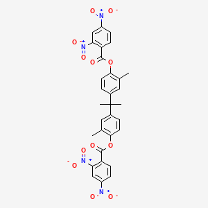 Propane-2,2-diylbis-2-methylbenzene-4,1-diyl bis(2,4-dinitrobenzoate)