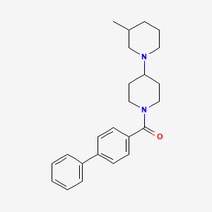 molecular formula C24H30N2O B10884323 Biphenyl-4-yl(3-methyl-1,4'-bipiperidin-1'-yl)methanone 