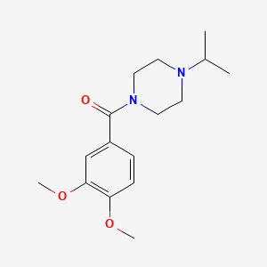 (3,4-Dimethoxyphenyl)[4-(propan-2-yl)piperazin-1-yl]methanone