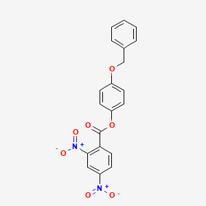 (4-Phenylmethoxyphenyl) 2,4-dinitrobenzoate