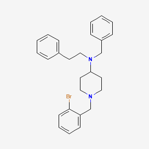 N-benzyl-1-(2-bromobenzyl)-N-(2-phenylethyl)piperidin-4-amine