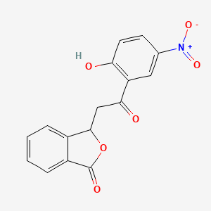 1(3H)-Isobenzofuranone, 3-[2-(2-hydroxy-5-nitrophenyl)-2-oxoethyl]-