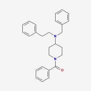 molecular formula C27H30N2O B10884476 {4-[Benzyl(2-phenylethyl)amino]piperidin-1-yl}(phenyl)methanone 