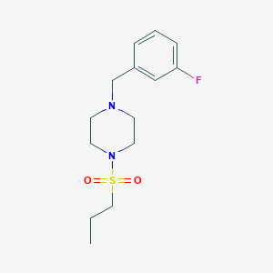 1-(3-Fluorobenzyl)-4-(propylsulfonyl)piperazine