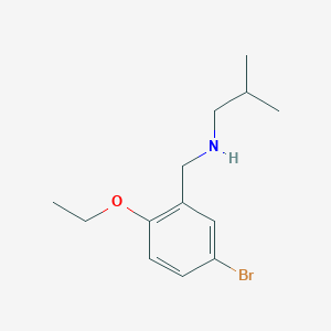 molecular formula C13H20BrNO B10884487 N-(5-bromo-2-ethoxybenzyl)-2-methylpropan-1-amine 