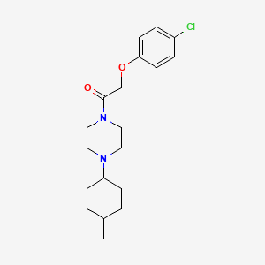 2-(4-Chlorophenoxy)-1-[4-(4-methylcyclohexyl)piperazin-1-yl]ethanone