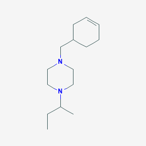 1-(Butan-2-yl)-4-(cyclohex-3-en-1-ylmethyl)piperazine