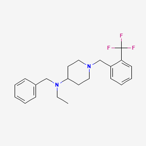 N-benzyl-N-ethyl-1-[2-(trifluoromethyl)benzyl]piperidin-4-amine