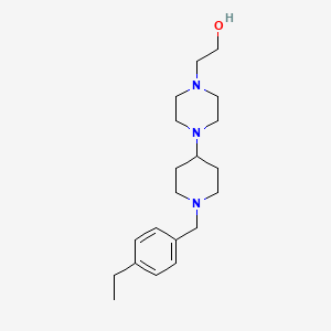 2-{4-[1-(4-Ethylbenzyl)piperidin-4-yl]piperazin-1-yl}ethanol