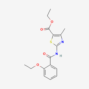 Ethyl 2-[(2-ethoxybenzoyl)amino]-4-methyl-1,3-thiazole-5-carboxylate