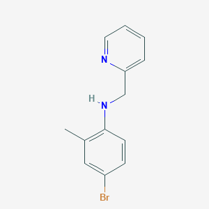 4-bromo-2-methyl-N-(pyridin-2-ylmethyl)aniline