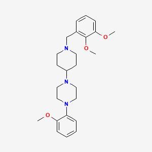 1-[1-(2,3-Dimethoxybenzyl)-4-piperidyl]-4-(2-methoxyphenyl)piperazine