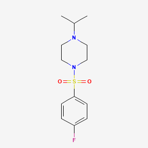 1-[(4-Fluorophenyl)sulfonyl]-4-(propan-2-yl)piperazine