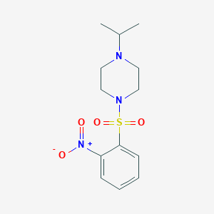 1-[(2-Nitrophenyl)sulfonyl]-4-(propan-2-yl)piperazine