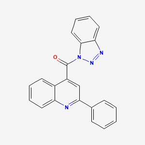 1H-benzotriazol-1-yl(2-phenylquinolin-4-yl)methanone