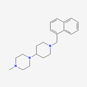 1-Methyl-4-[1-(naphthalen-1-ylmethyl)piperidin-4-yl]piperazine