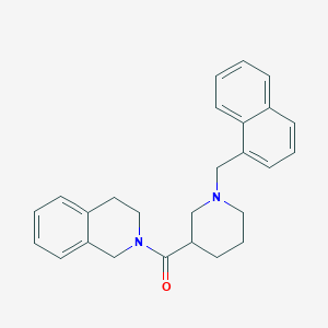 3,4-dihydroisoquinolin-2(1H)-yl[1-(naphthalen-1-ylmethyl)piperidin-3-yl]methanone