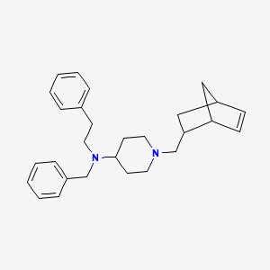 N-benzyl-1-(bicyclo[2.2.1]hept-5-en-2-ylmethyl)-N-(2-phenylethyl)piperidin-4-amine