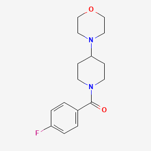 (4-Fluorophenyl)[4-(morpholin-4-yl)piperidin-1-yl]methanone