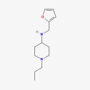 N-(furan-2-ylmethyl)-1-propylpiperidin-4-amine