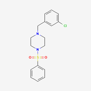 1-(3-Chlorobenzyl)-4-(phenylsulfonyl)piperazine