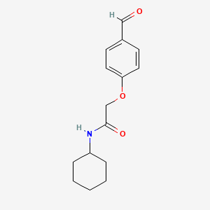 N-cyclohexyl-2-(4-formylphenoxy)acetamide