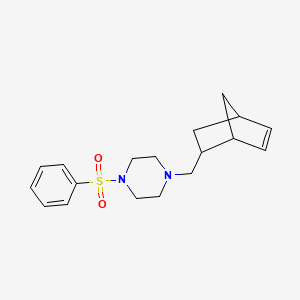 1-(Bicyclo[2.2.1]hept-5-en-2-ylmethyl)-4-(phenylsulfonyl)piperazine