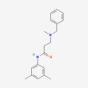 3-[benzyl(methyl)amino]-N-(3,5-dimethylphenyl)propanamide