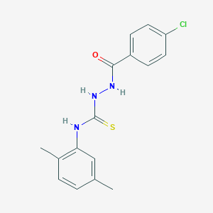 2-[(4-chlorophenyl)carbonyl]-N-(2,5-dimethylphenyl)hydrazinecarbothioamide