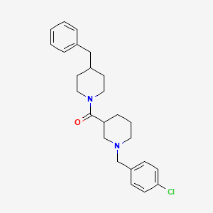 (4-Benzylpiperidin-1-yl)[1-(4-chlorobenzyl)piperidin-3-yl]methanone