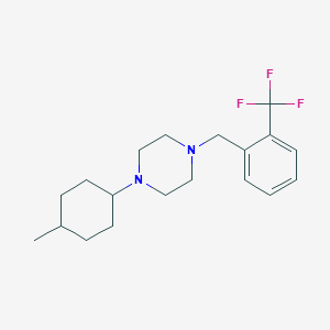 1-(4-Methylcyclohexyl)-4-[2-(trifluoromethyl)benzyl]piperazine