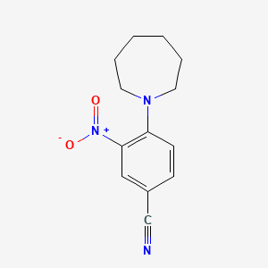 4-(Azepan-1-yl)-3-nitrobenzonitrile