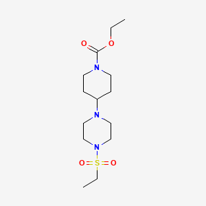 Ethyl 4-[4-(ethylsulfonyl)piperazin-1-yl]piperidine-1-carboxylate