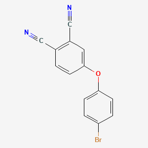 molecular formula C14H7BrN2O B10885008 4-(4-Bromophenoxy)benzene-1,2-dicarbonitrile 