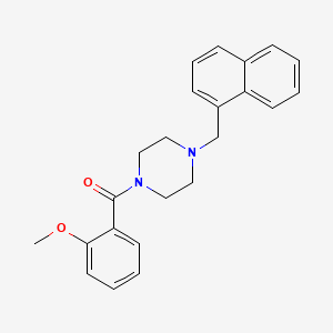 (2-Methoxyphenyl)[4-(naphthalen-1-ylmethyl)piperazin-1-yl]methanone