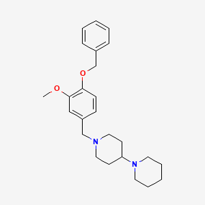 1'-{[4-(Benzyloxy)-3-methoxyphenyl]methyl}-1,4'-bipiperidine