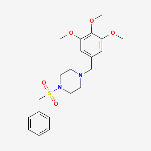 1-(Benzylsulfonyl)-4-(3,4,5-trimethoxybenzyl)piperazine