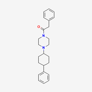 molecular formula C24H30N2O B10885105 2-Phenyl-1-[4-(4-phenylcyclohexyl)piperazin-1-yl]ethanone 