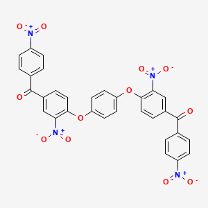 {Benzene-1,4-diylbis[oxy(3-nitrobenzene-4,1-diyl)]}bis[(4-nitrophenyl)methanone]