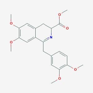 Methyl 1-(3,4-dimethoxybenzyl)-6,7-dimethoxy-3,4-dihydroisoquinoline-3-carboxylate